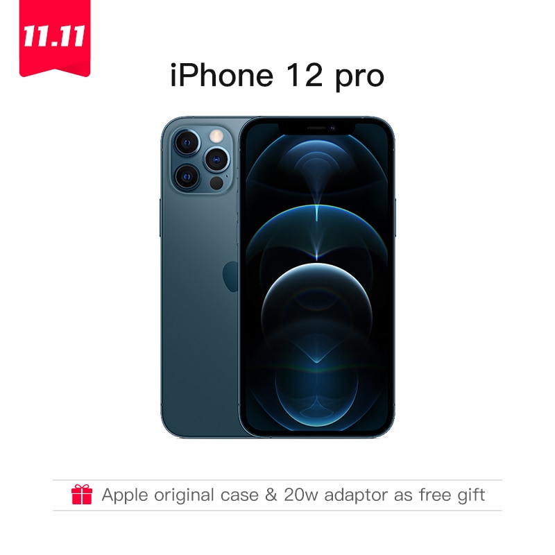 Оригинальный Совершенно новый iPhone 12 Pro/Pro Max 5G 6,1/6,7 "XDR дисплей с оригинальным адаптером в подарок смартфон IOS 14|Смартфоны| | АлиЭкспресс