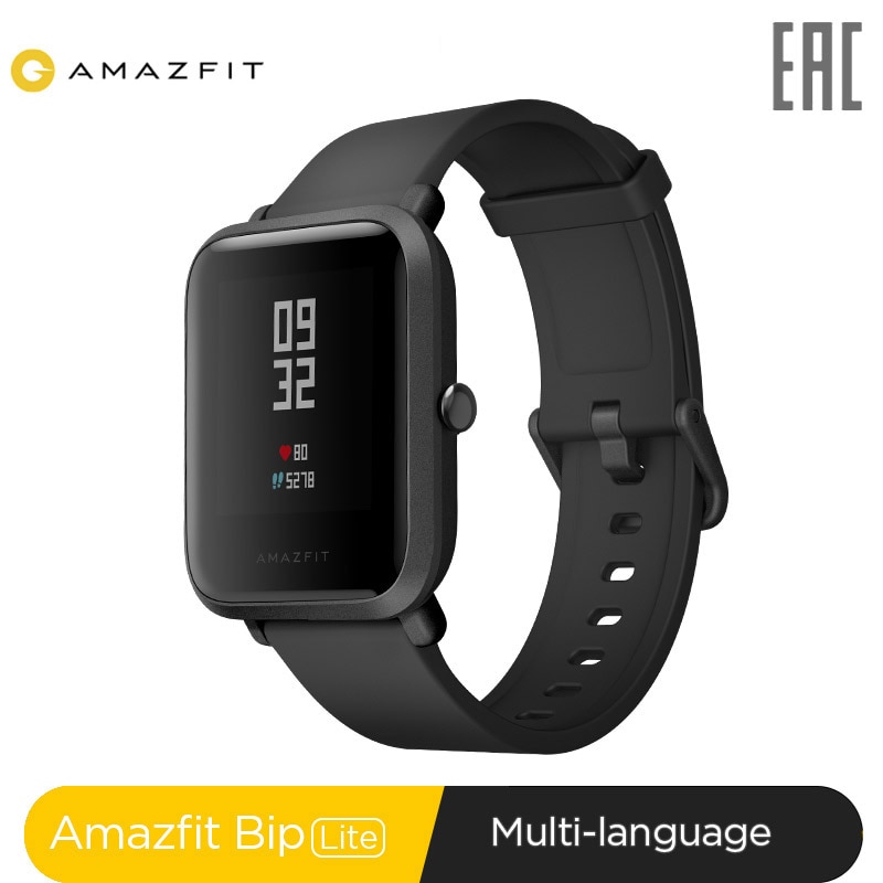 Смарт часы Amazfit Bip Lite 45 дней Срок службы батареи 3ATM в соответствии со стандартом водонепроницаемости Smartwatch|Смарт-часы| | АлиЭкспресс